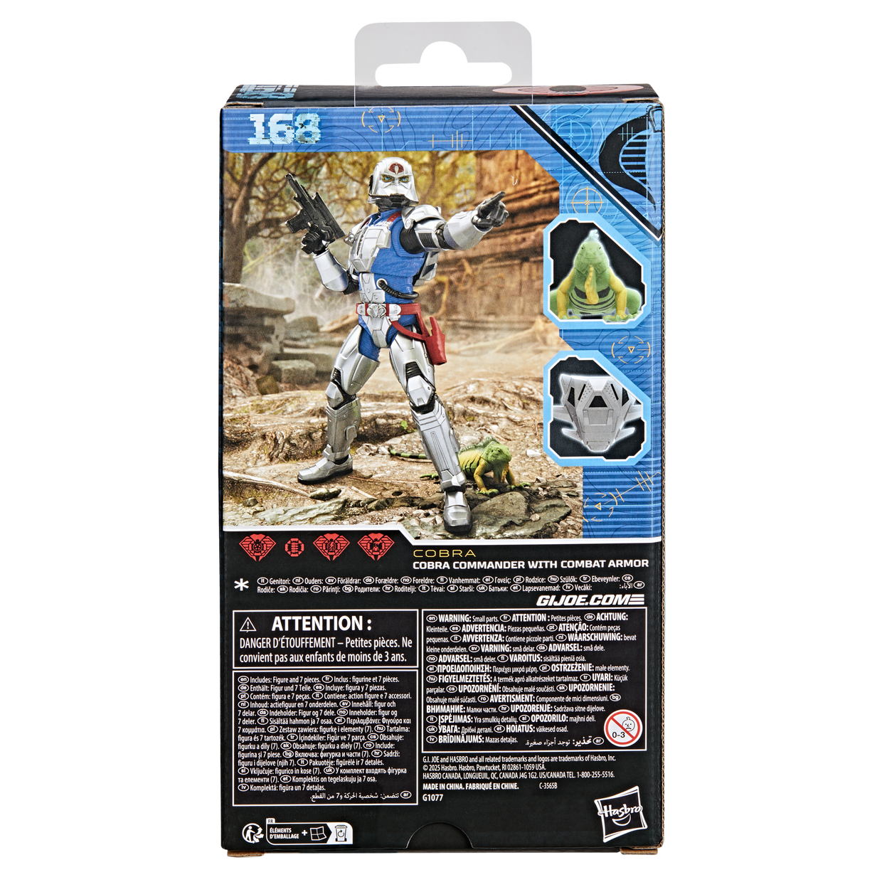 (Pre-Order) G.I. Joe Classified Series #168, Cobra Commander With Combat Armor