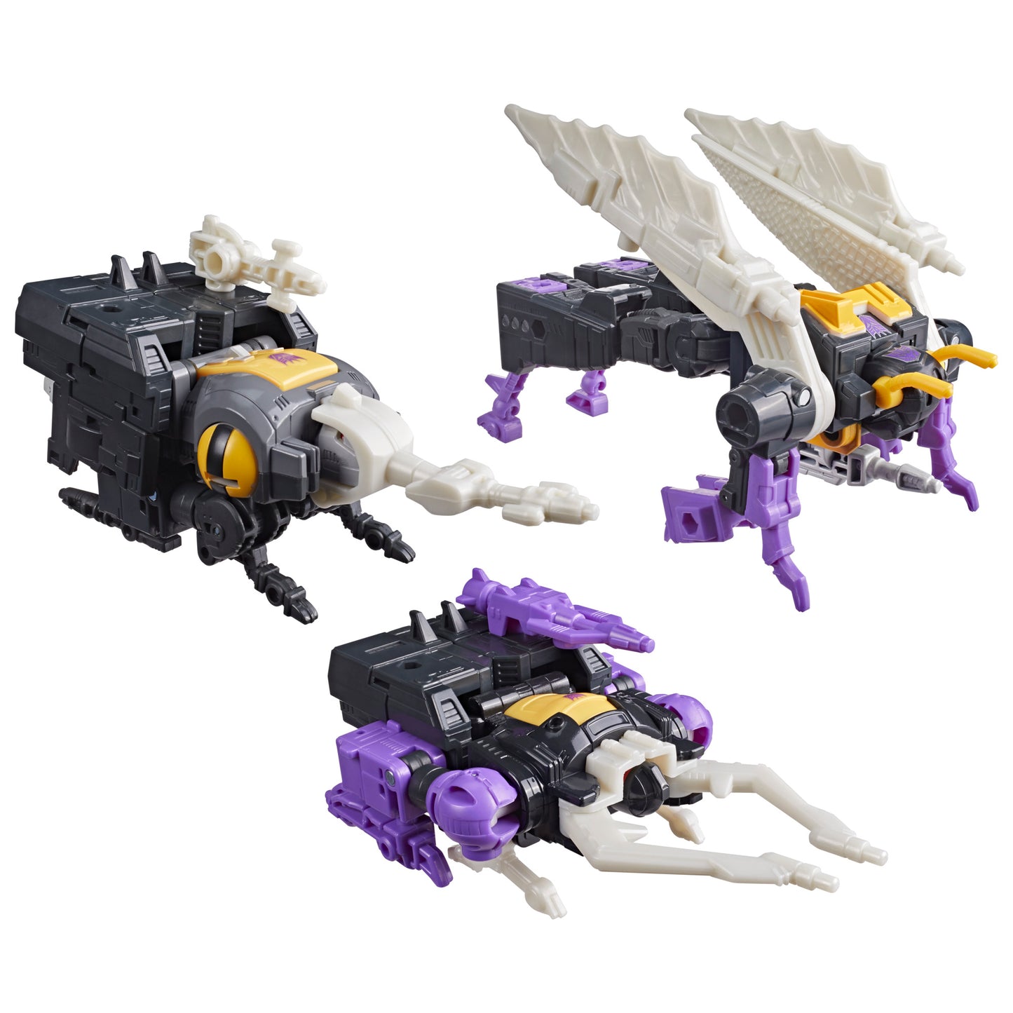 (Pre-Order) Transformers Studio Series The Transformers: The Movie MTMTE Collection Insecticon Bombshell, Insecticon Shrapnel, & Insecticon Kickback