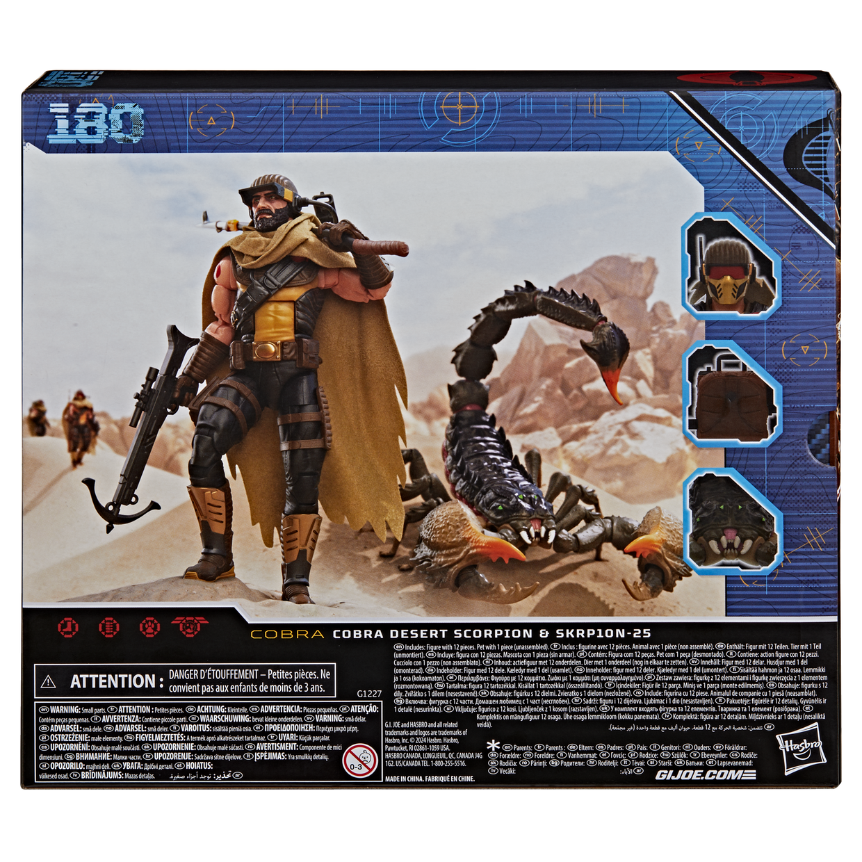 (Pre-Order) G.I. Joe Classified Series #180, Cobra Desert Scorpion & SKRP10N-25