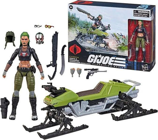 (Pre-Order) G.I Joe Classified Series #194 Zanya And Dreadnok and Chameleon (Swamp Skier) Vehicle