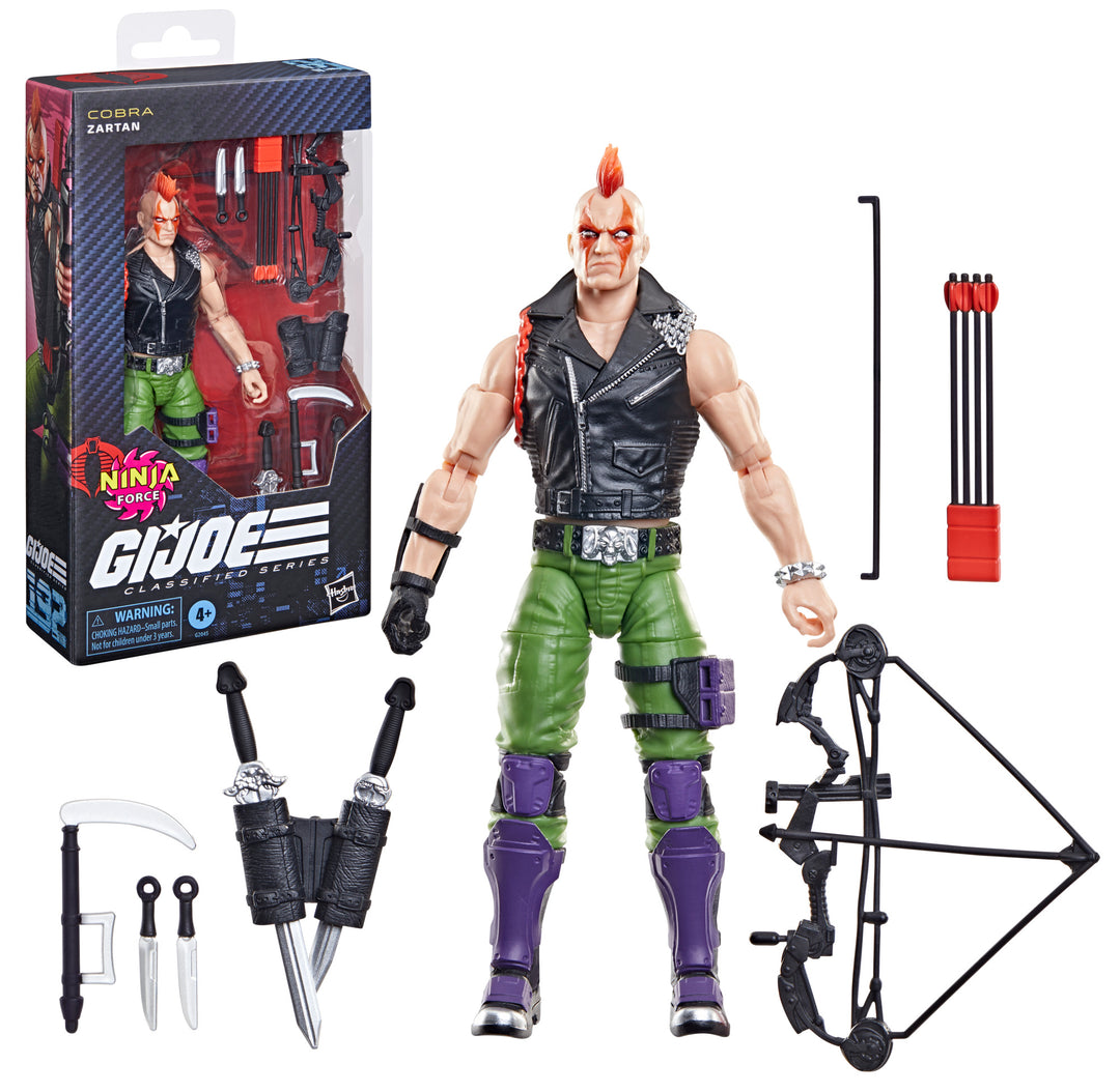 G.I. Joe Classified Series #192, Ninja Force Zartan ( Target Exclusive ) Action Figure