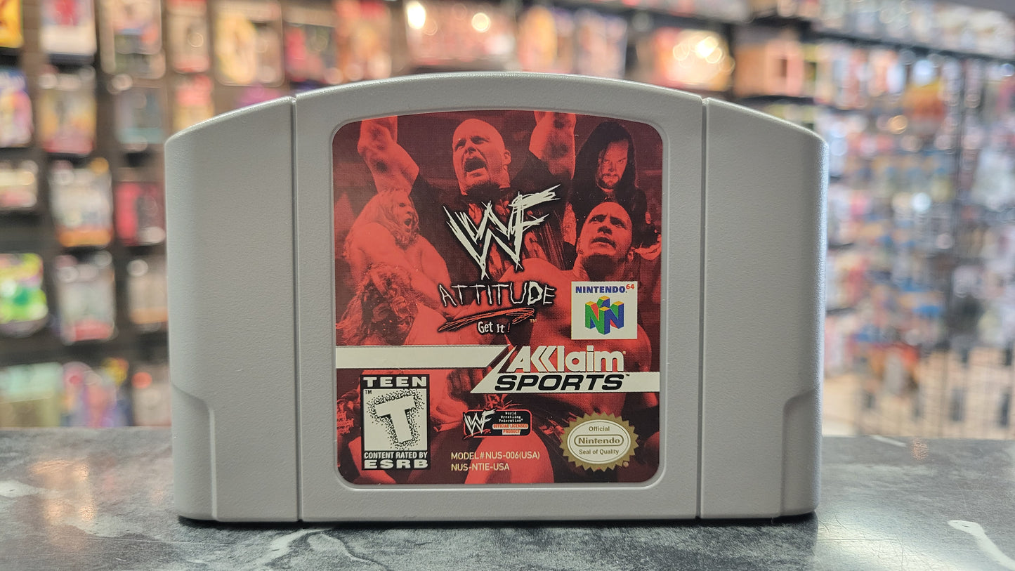 WWF Attitude (Nintendo 64 N64, 1999)