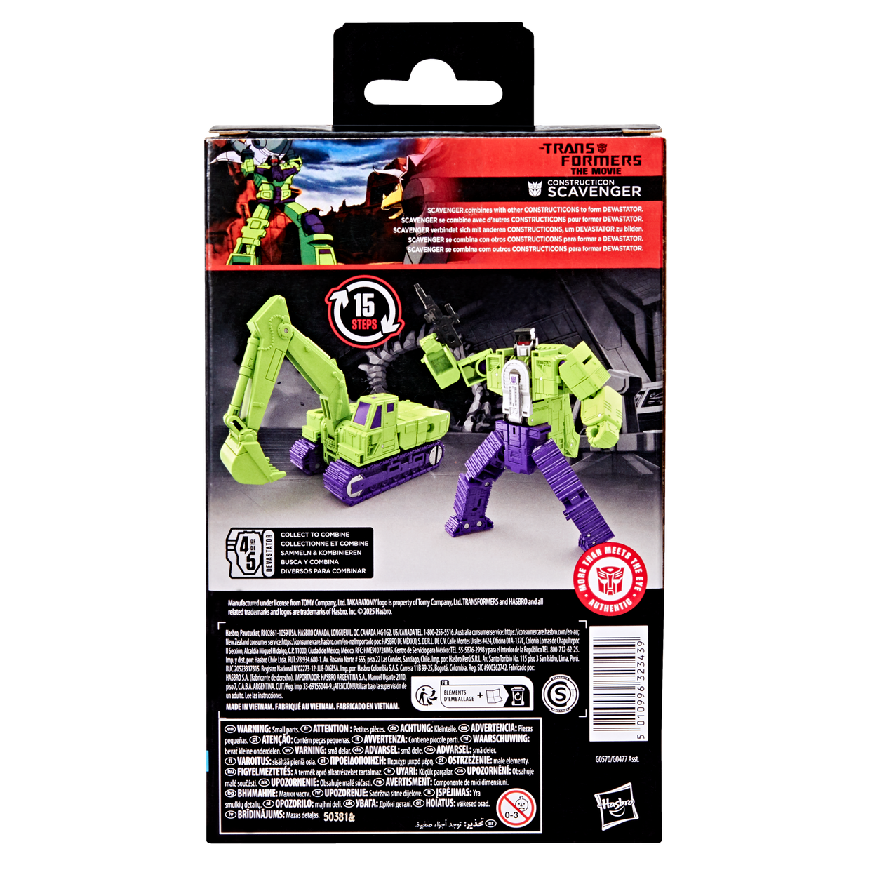 Transformers Studio Series Deluxe Class Transformers Studio Series Deluxe Class The Transformers: The Movie Constructicon Scavenger