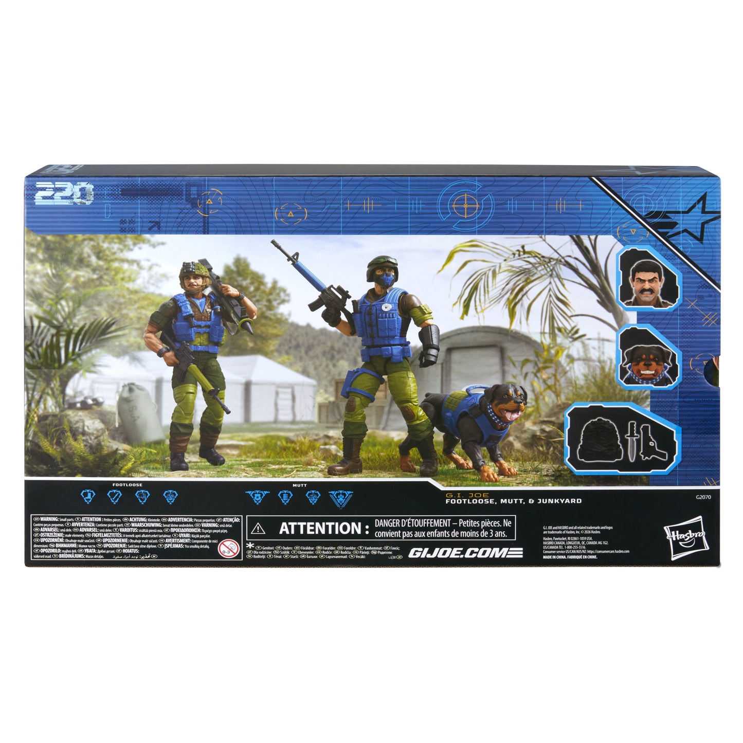 (Pre-Order) G.I. Joe Classified Series #220, Mad Marauders Footloose, Mutt, & Junkyard