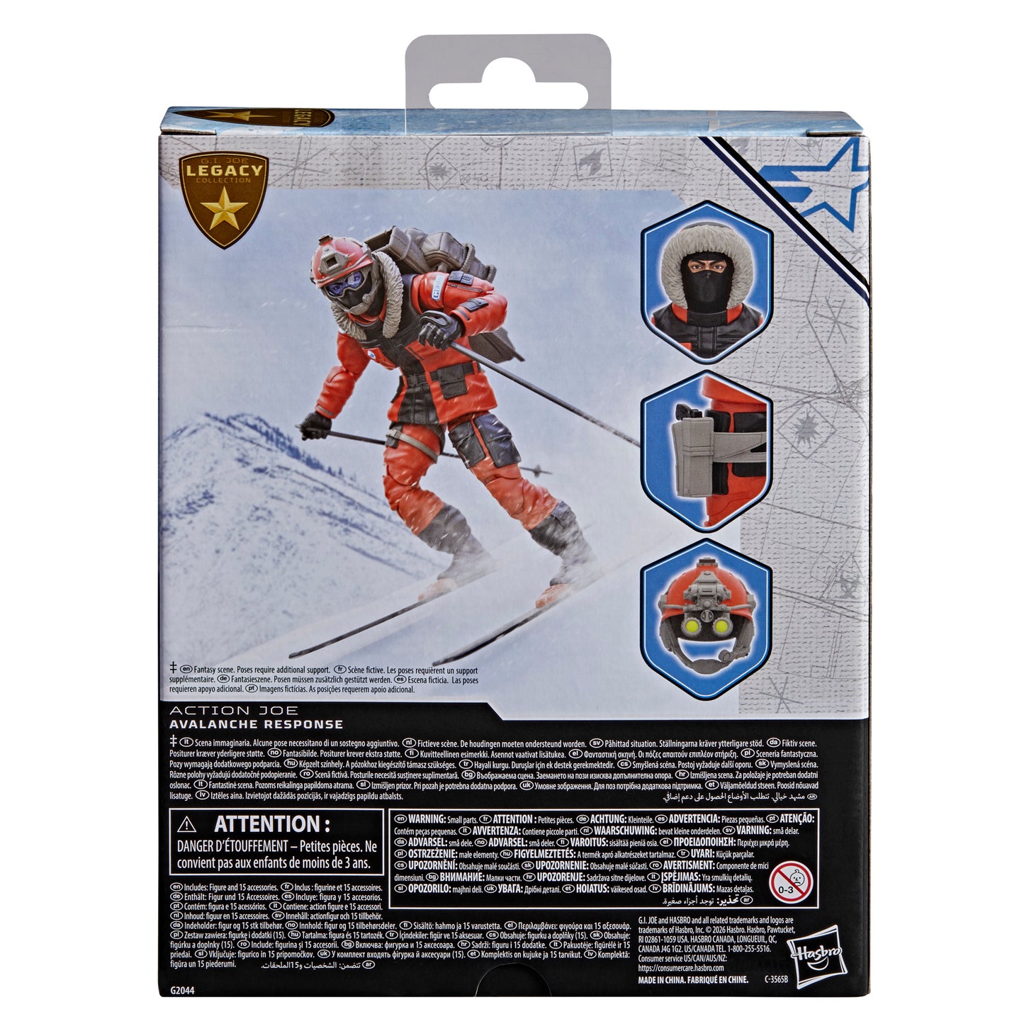 (Pre-Order) G.I. Joe Classified Series Legacy Collection: Action Joe - Avalanche Response