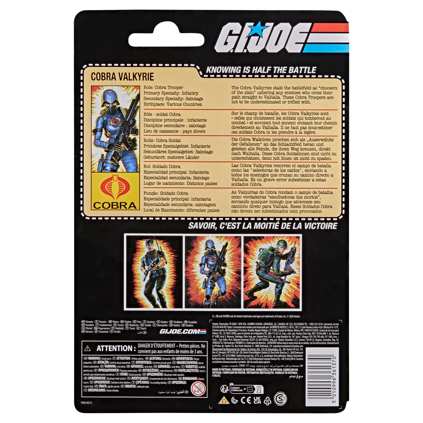 (Pre-Order) G.I. Joe Classified Series Retro Cardback Cobra Valkyrie