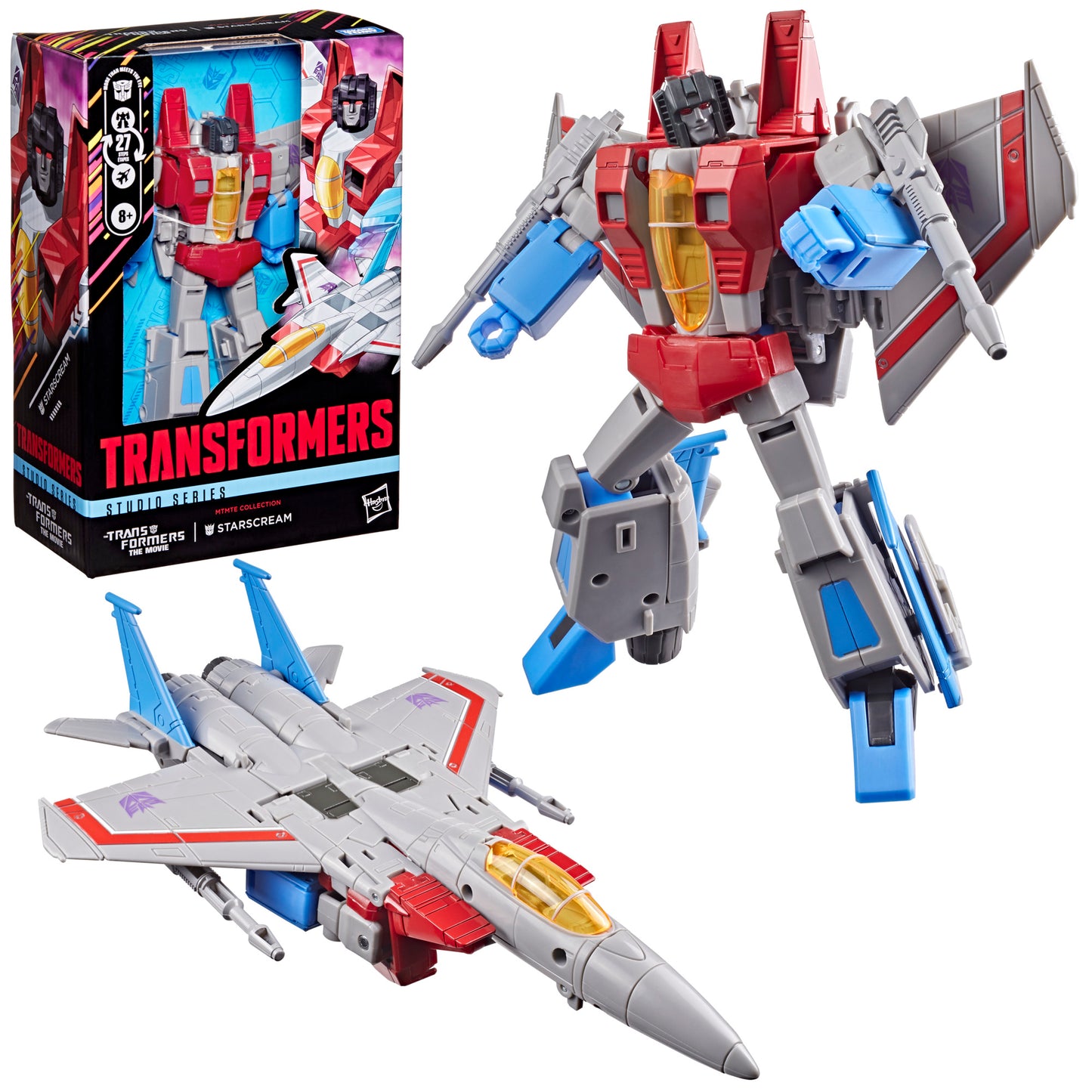 (Pre-Order) Transformers Studio Series MTMTE Collection The Transformers: The Movie Voyager Class Starscream