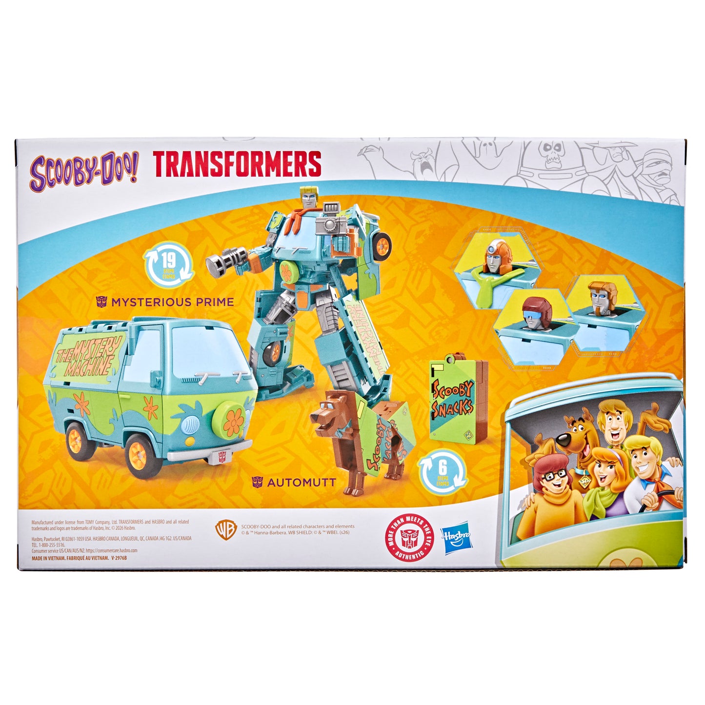 (Pre-Order) Transformers Scooby Doo Mysterious Prime & Automutt