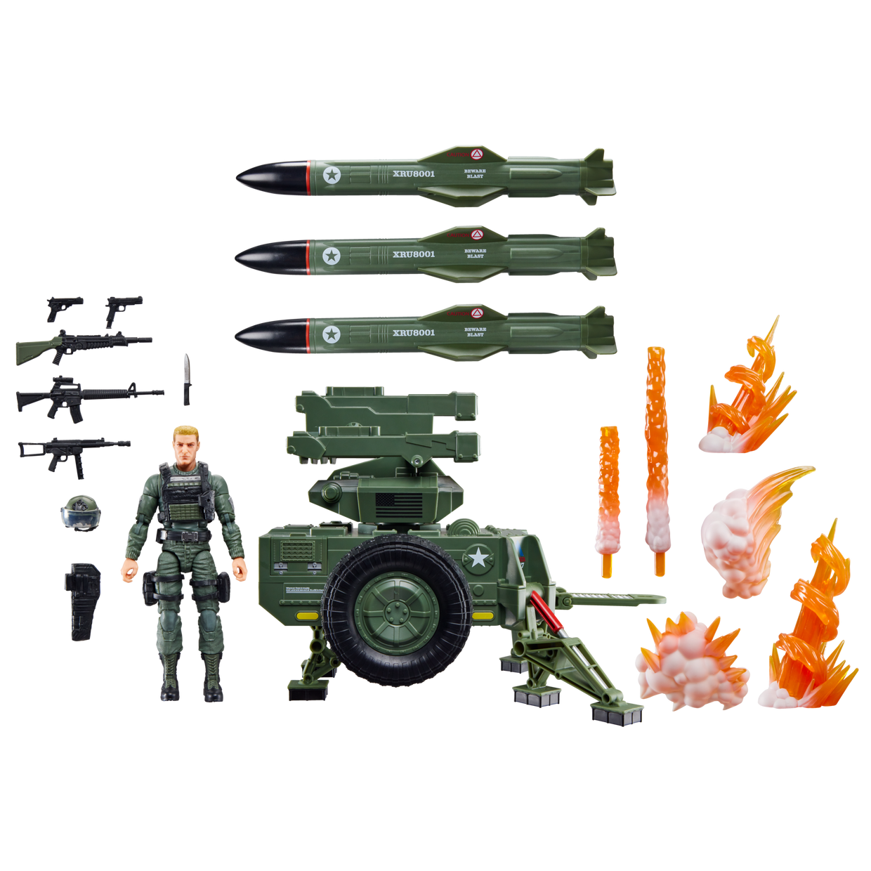 (Pre-Order) G.I. Joe Classified Series #182, Clayton 'Hawk' Abernathy with M.M.S. (Mobile Missile System)