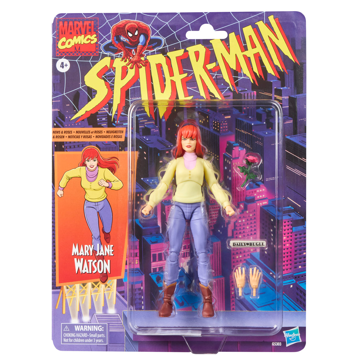 (Pre-Order) Marvel Legends Retro Cardback Mary Jane Watson, Spider-Man: The Animated Series