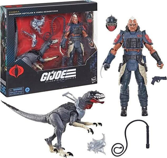 (Pre-Order) G.I. Joe Classified Series #196 Professor Rottclaw & Cobra Deinonychus Raptor Figure