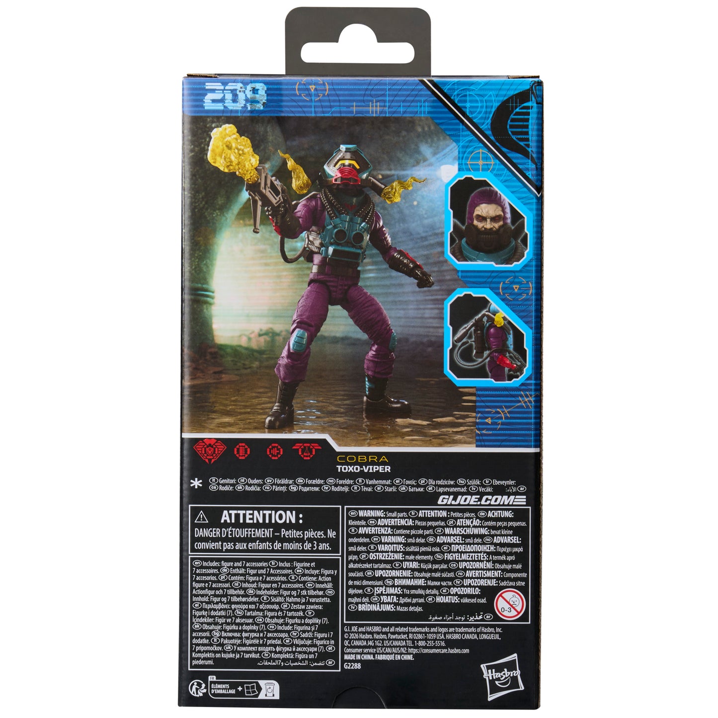 (Pre-Order) G.I. Joe Classified Series #209, Toxo-Viper