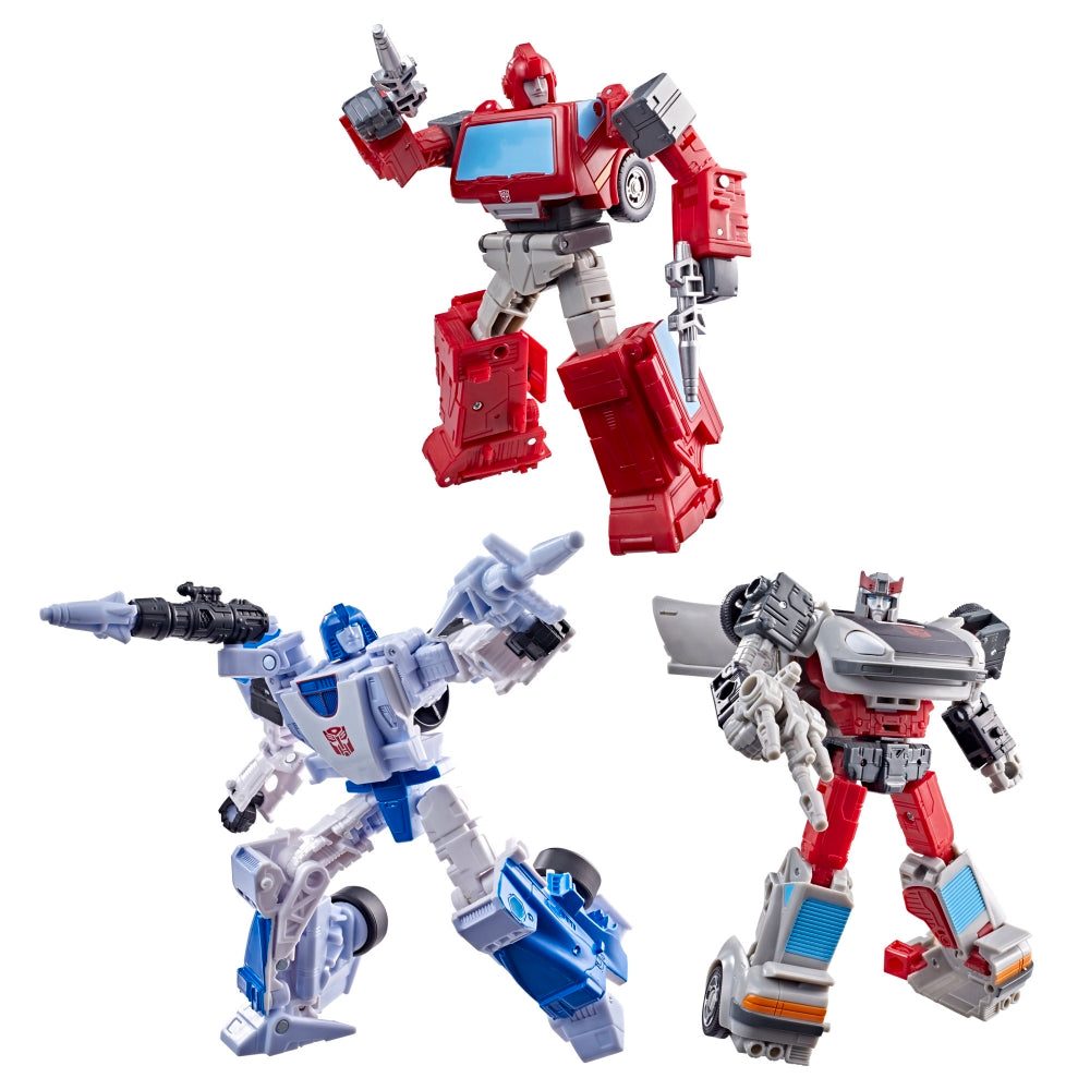 (Pre-Order) Transformers Age of the Primes Generations Selects Mirage Ironhide Bluestreak Converting Action Figures