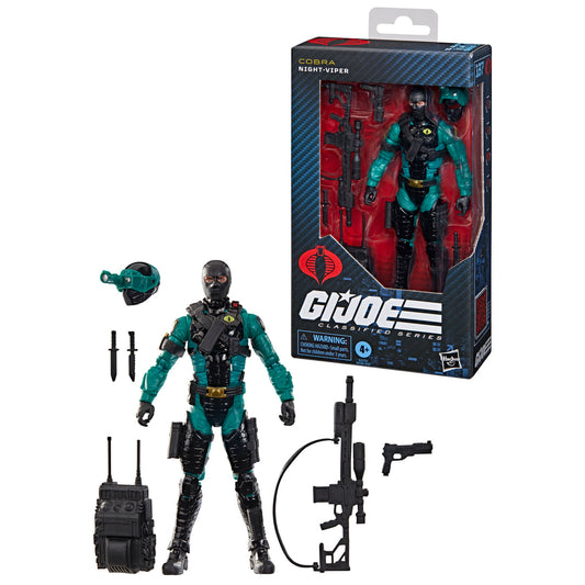 (Pre-Order) G.I. Joe Classified Series #187, Night-Viper 6 inch Action Figure