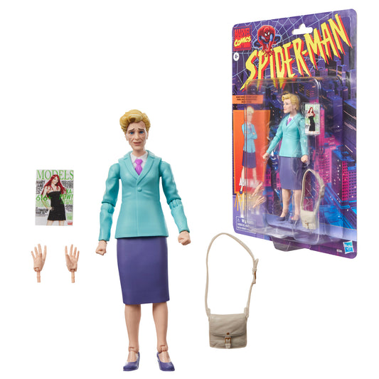 (Pre-Order) Marvel Legends Retro Cardback Aunt May, Spider-Man: The Animated Series