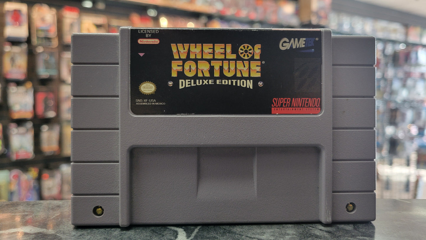 Wheel of Fortune Deluxe Edition (Super Nintendo SNES, 1994)