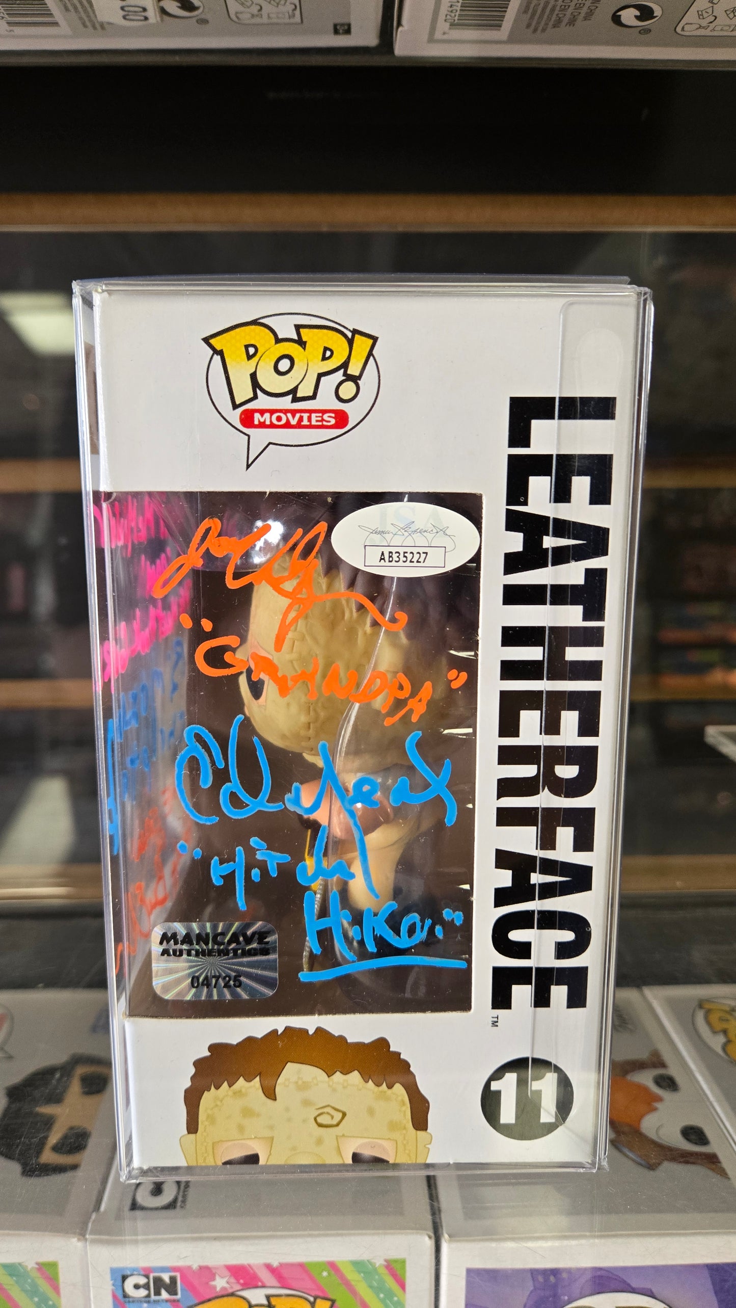Leatherface #11 *SIGNED* - The Texas Chainsaw Massacre Funko Pop! Vinyl Figure