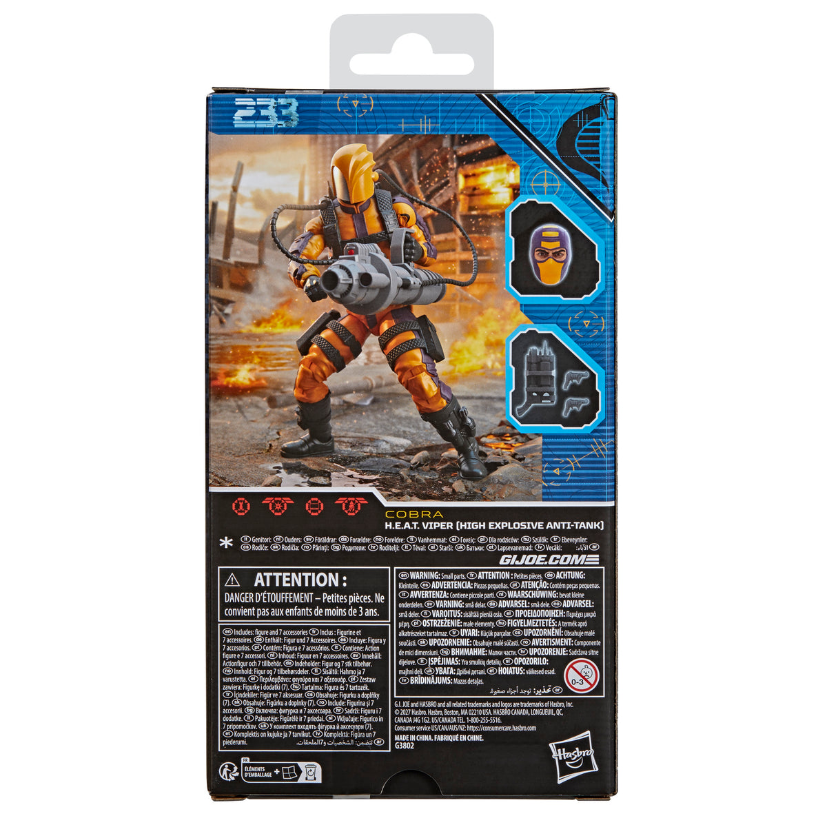 (Pre-Order) G.I. Joe Classified Series #253, H.E.A.T. Viper