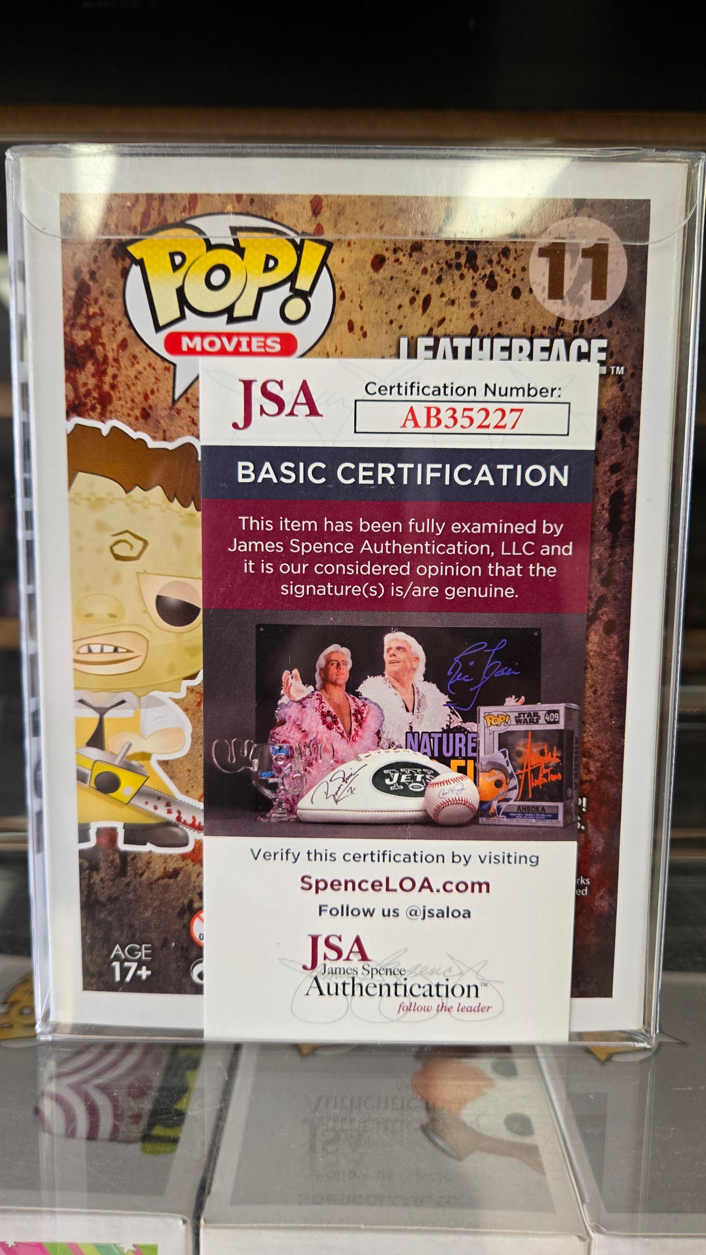 Leatherface #11 *SIGNED* - The Texas Chainsaw Massacre Funko Pop! Vinyl Figure