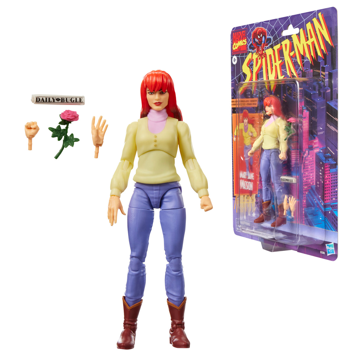 (Pre-Order) Marvel Legends Retro Cardback Mary Jane Watson, Spider-Man: The Animated Series