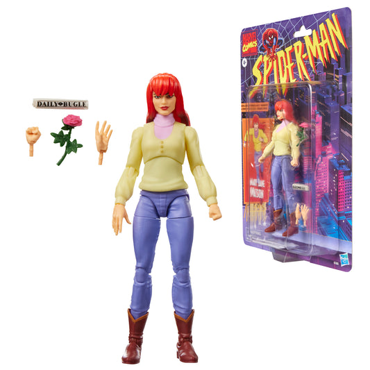 (Pre-Order) Marvel Legends Retro Cardback Mary Jane Watson, Spider-Man: The Animated Series