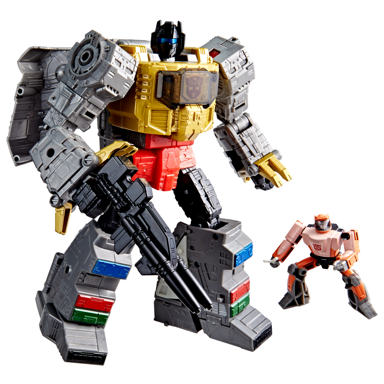Transformers Studio Series The Transformers: The Movie Dinobot Grimlock and Autobot Wheelie