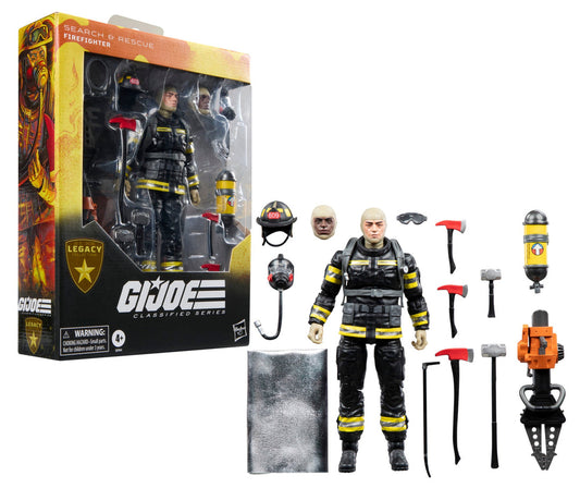 (Pre-Order) G.I. Joe Classified Series Legacy Collection Search & Rescue Firefighter