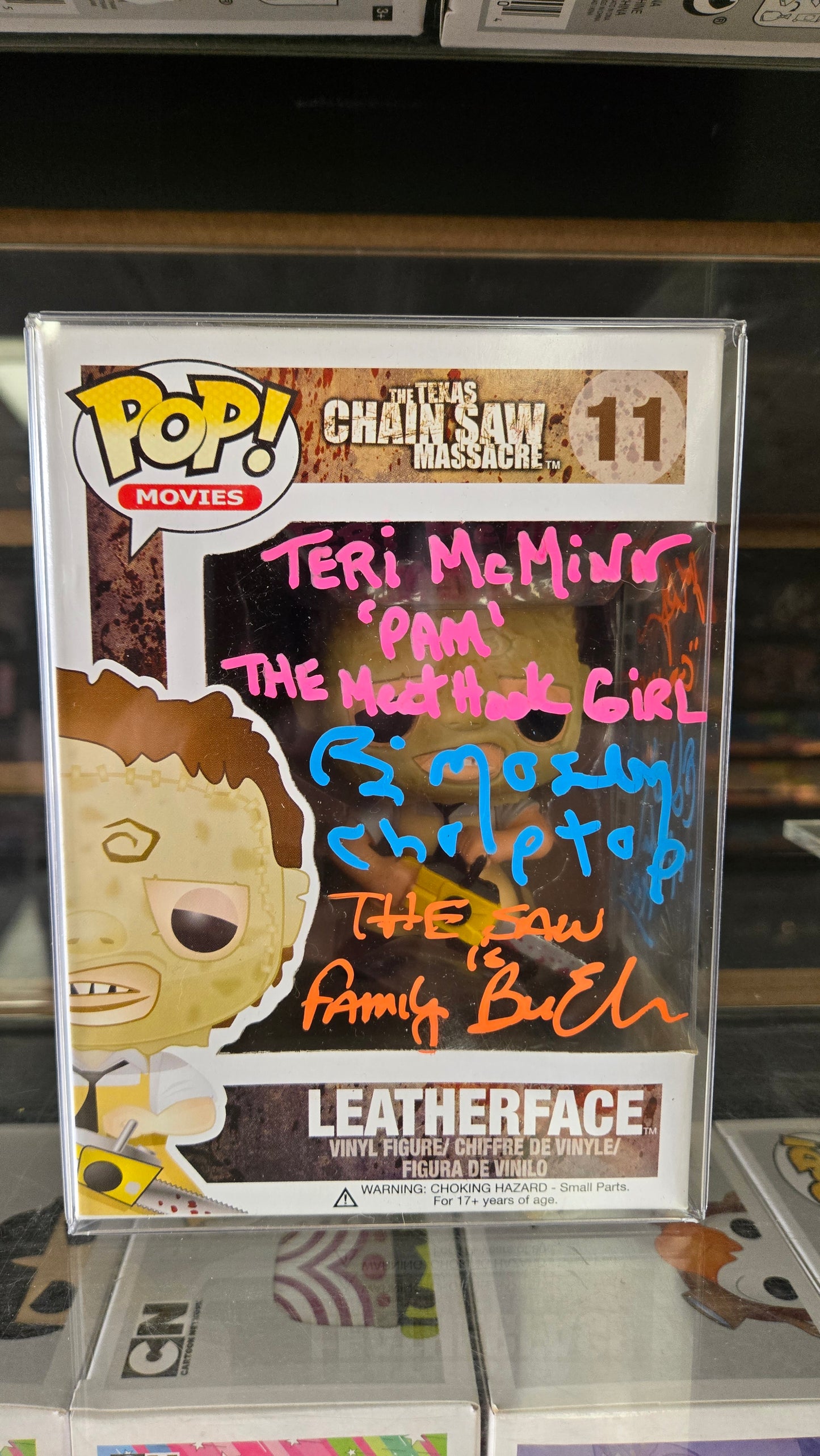 Leatherface #11 *SIGNED* - The Texas Chainsaw Massacre Funko Pop! Vinyl Figure