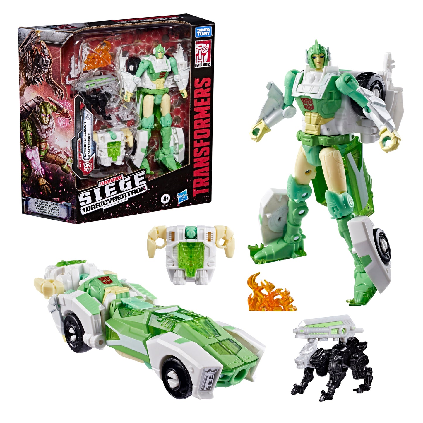 (Pre-Order) Transformers Generations War for Cybertron: Siege Deluxe Class Autobot Greenlight Action Figure