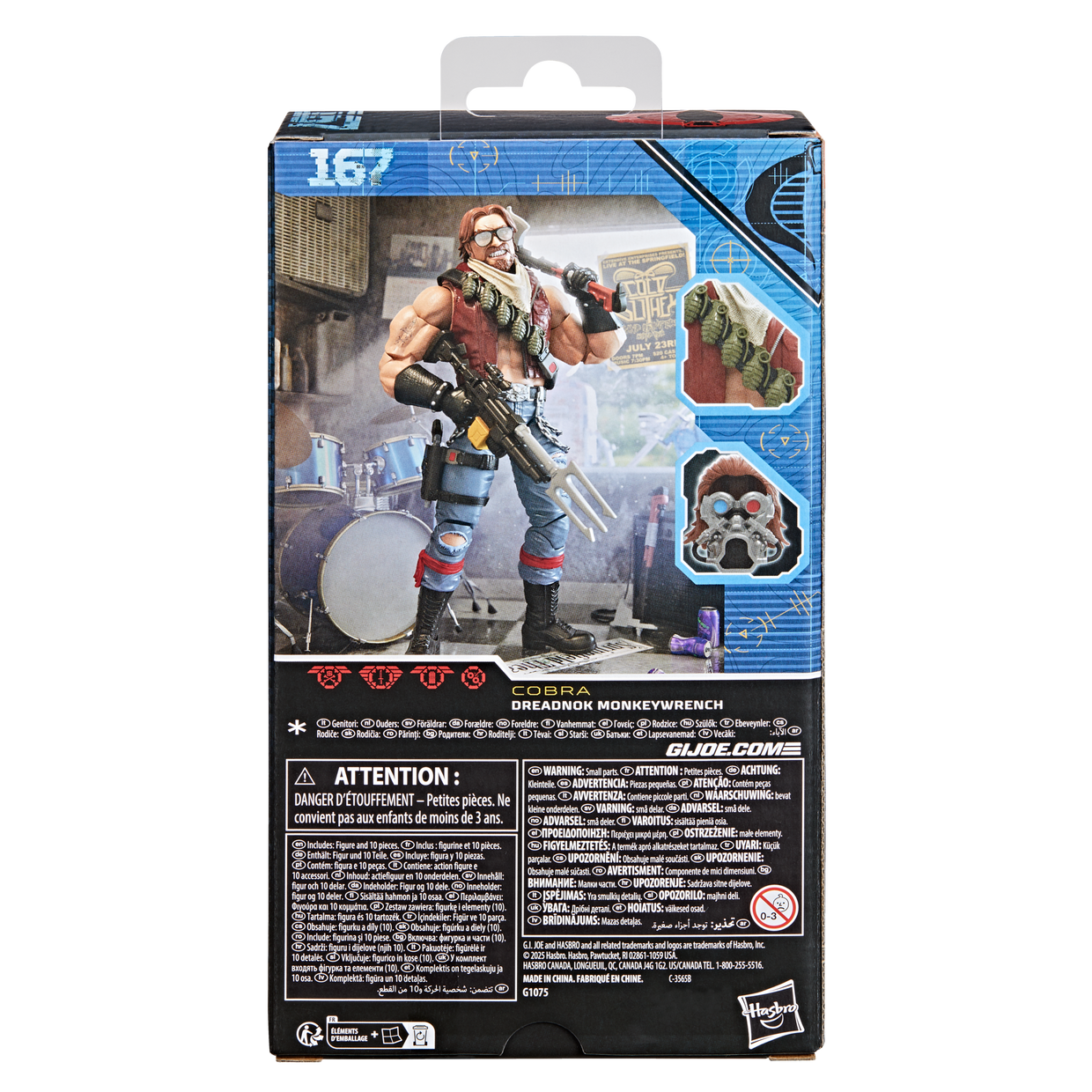 (Pre-Order) G.I. Joe Classified Series #167, Dreadnok Monkeywrench