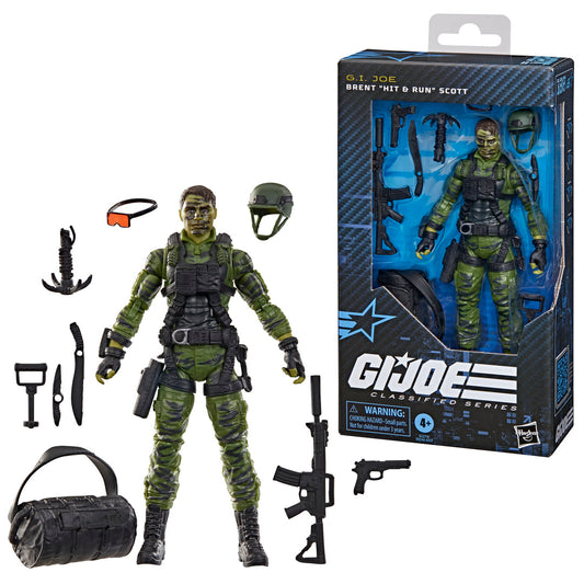 (Pre-Order)G.I. Joe Classified Series #188, Brent “Hit & Run” Scott 6 inch Action Figure